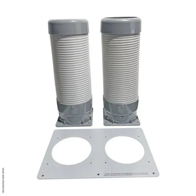 2 conduits air froid gaines flexibles climatiseur HP-19 REX NORDIC