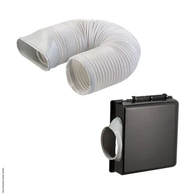 Adaptateur entrée air double flux FSC14 FRAL pour installation intérieure