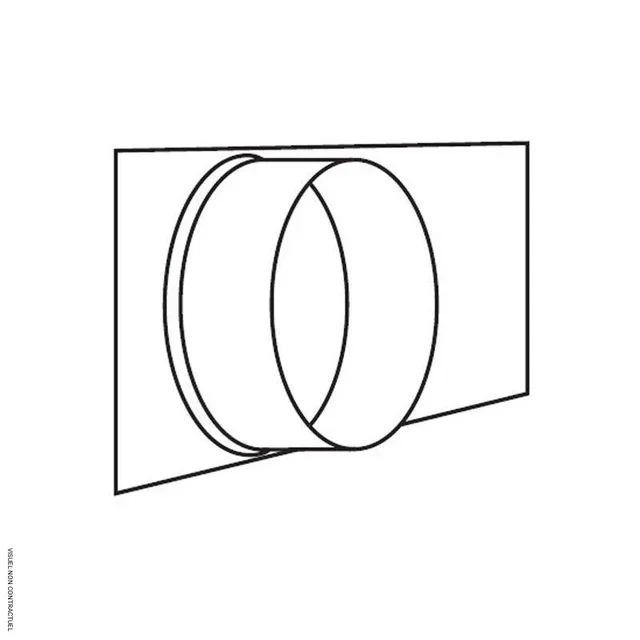 Adaptateur FARM95 sortie latérale 45 cm Sovelor-Dantherm