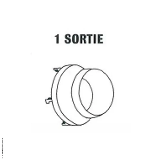 350mm Schlauchadapter HPV35 HPV55 Sovelor-Dantherm