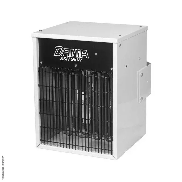 Aérotherme mural 9kW triphasé DANIA INELCO SSH9 pour halls industriels