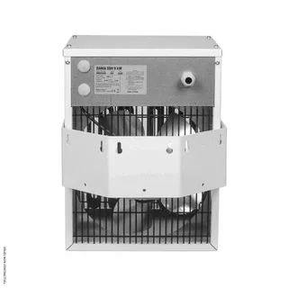 Aerotermo mural 9kW trifásico DANIA INELCO SSH9 para naves industriales