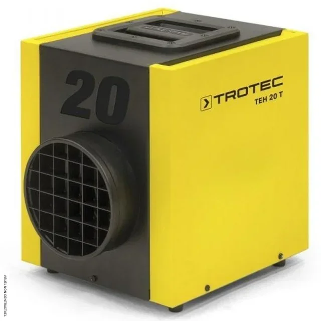 Termoventilatore elettrico portatile 2,5 kW Trotec TEH 20 T per cantiere