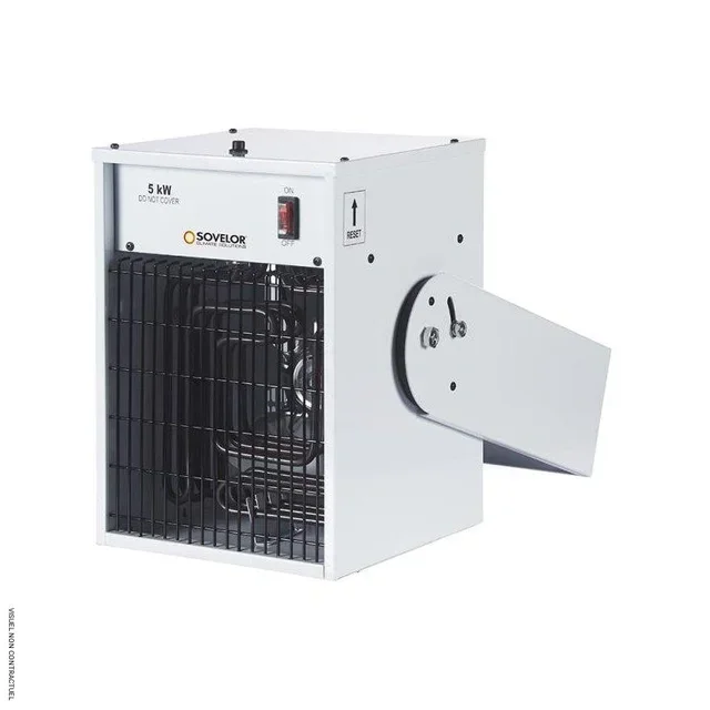 Aérotherme électrique mural Sovelor TR5D 5kW triphasé - Chauffage professionnel