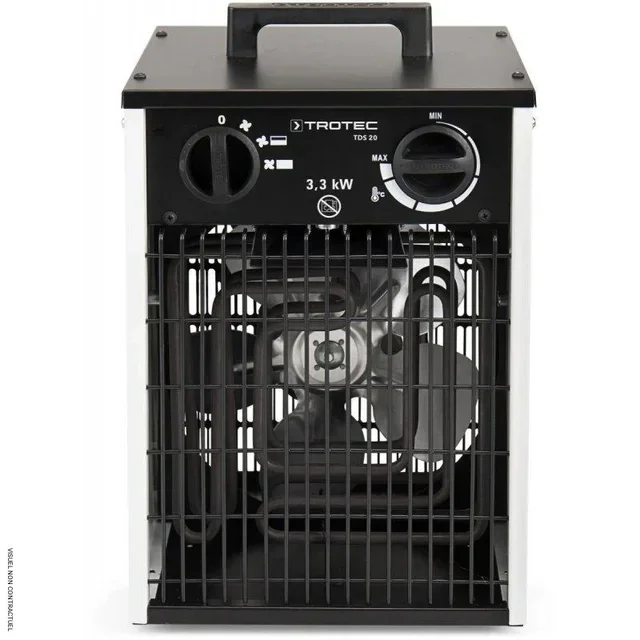 Aérotherme électrique mural Trotec TDS 20 - Chauffage 2kW professionnel