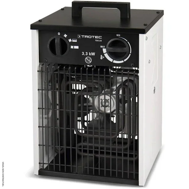 Aérotherme électrique mural Trotec TDS 20 - Chauffage 2kW professionnel