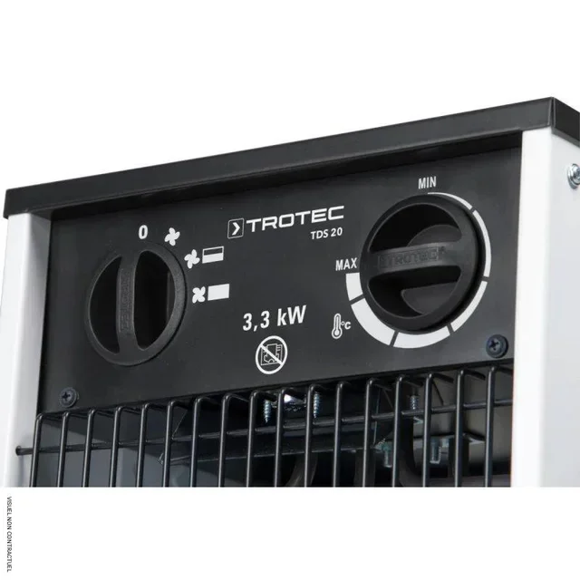 Aérotherme électrique mural Trotec TDS 20 - Chauffage 2kW professionnel