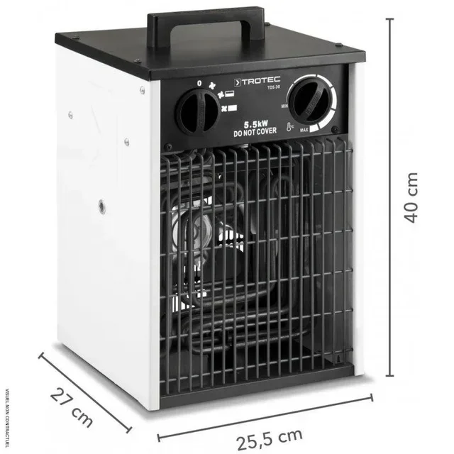 Aérotherme électrique Trotec TDS 30 5,5kW - Chauffage professionnel