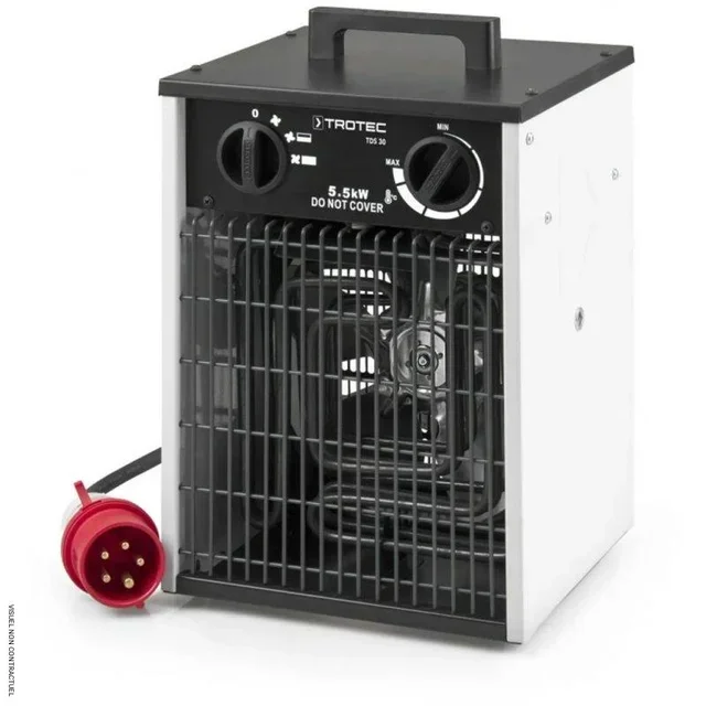 Aquecedor Elétrico Trotec TDS 30 5,5kW - Aquecimento Profissional