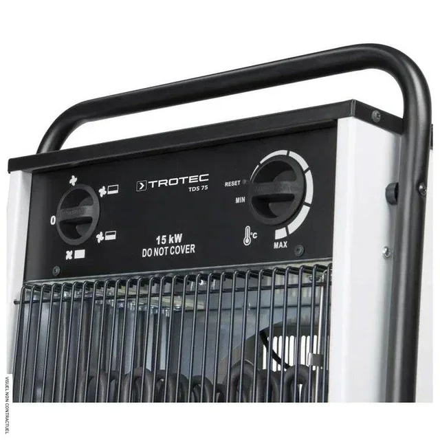 Trotec TDS 75 Elektroheizer Drehstrom - 3 Leistungsstufen - Bauheizer