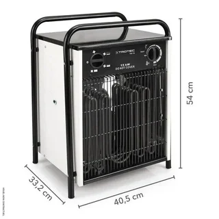 Aérotherme électrique triphasé Trotec TDS 75 - 3 niveaux de puissance