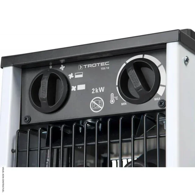 Aérotherme électrique Trotec TDS 10 - 2kW chauffage professionnel compact