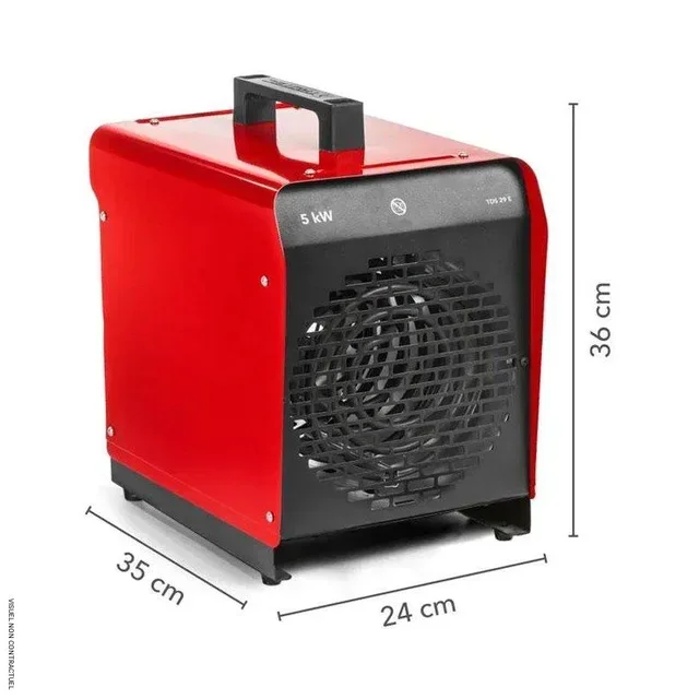 Calentador Eléctrico Portátil TDS 29 E Trotec - Calefacción Obra Taller Almacén