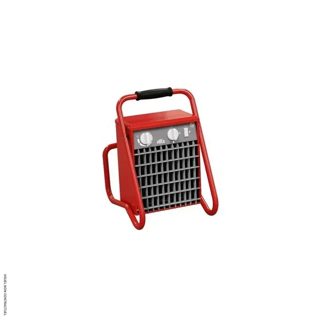 Aérotherme mobile TIGER TIG31 3kW FRICO - Chauffage soufflant électrique professionnel rouge