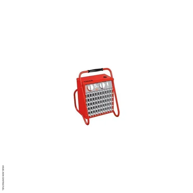 Aérotherme mobile 3kW Tiger TIG53 Frico - Chauffage électrique industriel rouge