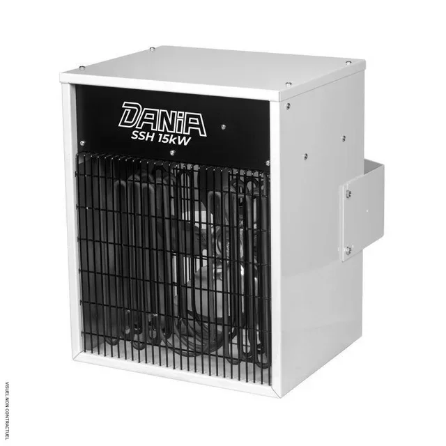 Aérotherme mural 15kW tri 400V DANIA SSH15 INELCO - Chauffage industriel silencieux
