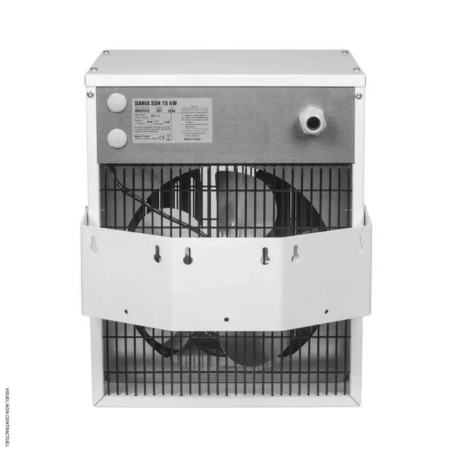 Termoventilador mural 15kW trifásico 400V DANIA SSH15 INELCO - Calefacción industrial silenciosa
