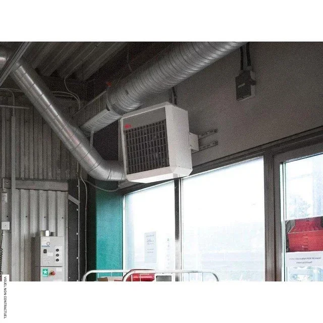 Aérotherme PANTHER FC 12 kW Triphasé Suspendu Fixe Frico PNF12 - Chauffage Atelier Professionnel