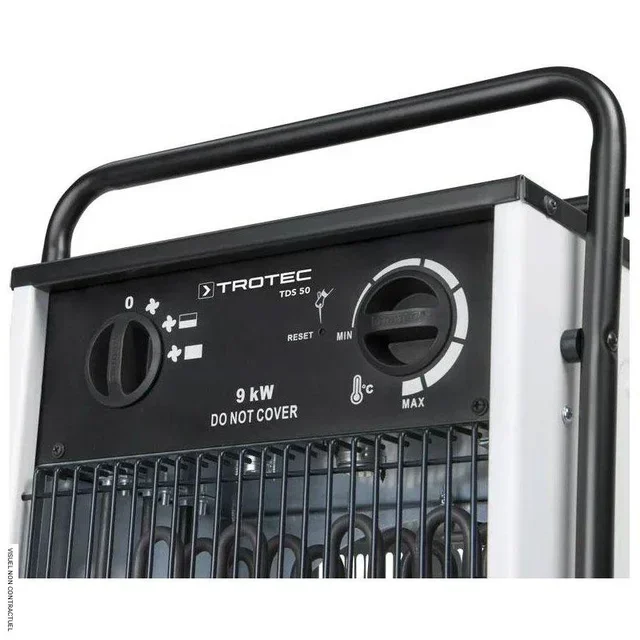 Aérotherme triphasé Trotec TDS 50 - Chauffage mobile électrique professionnel 9kW