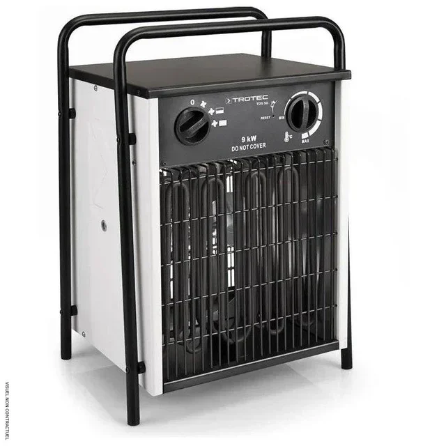 Aérotherme triphasé Trotec TDS 50 - Chauffage mobile électrique professionnel 9kW
