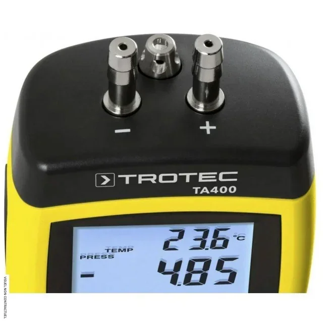 Anémomètre TA400 TROTEC tube Pitot certificat étalonnage
