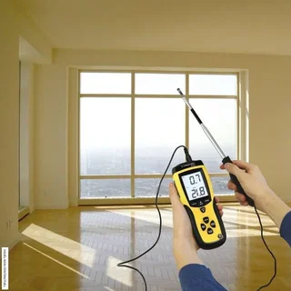 Anemômetro térmico TA300 TROTEC sonda telescópica 1m medição fluxo ar