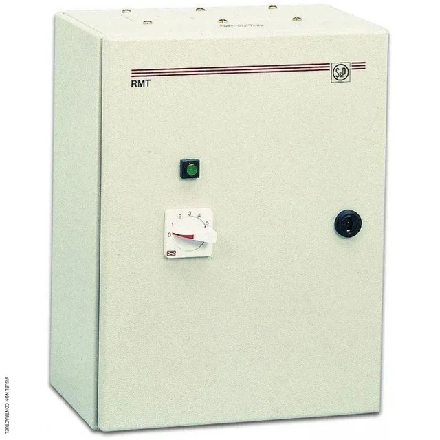 Autotransformateur triphasé RMT-5 5A 5 positions IP54 S&P - régulateur tension moteur