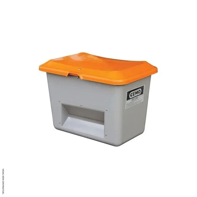 Bac à sel PFV PLUS3 200L CEMO - Stockage sable et granulats GFR