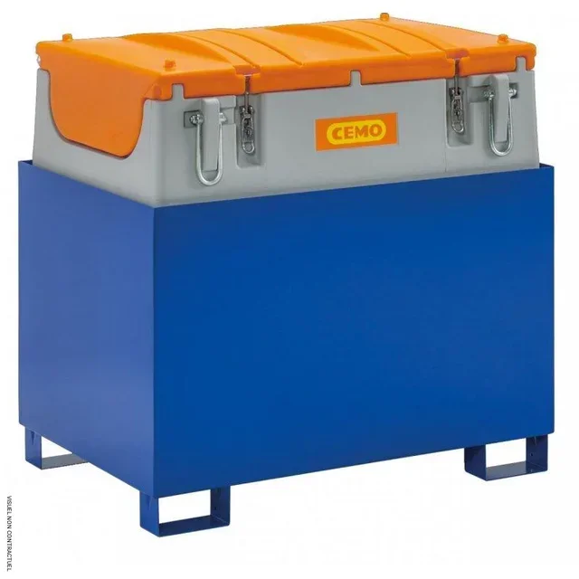 Vasca di contenimento in acciaio 640L Easy Mobil 620 ADR CEMO senza griglia