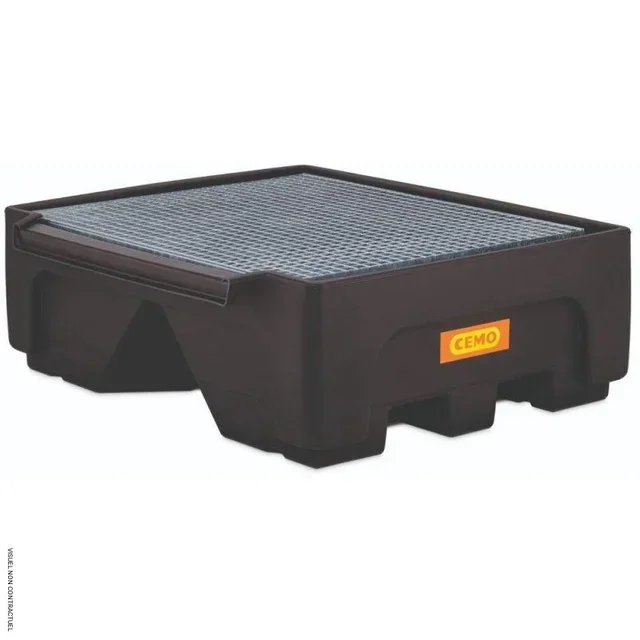 CEMO CUBI-PE 500/1 Auffangwanne Erweiterung verzinktes Stahlgitter