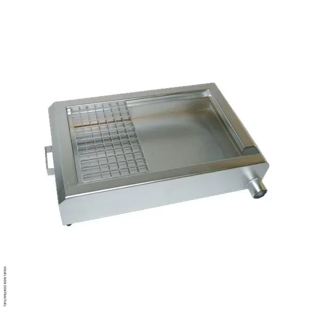 Bac inox 304L 304 litres avec grille pour lave-bottes ECODIS FRANCE