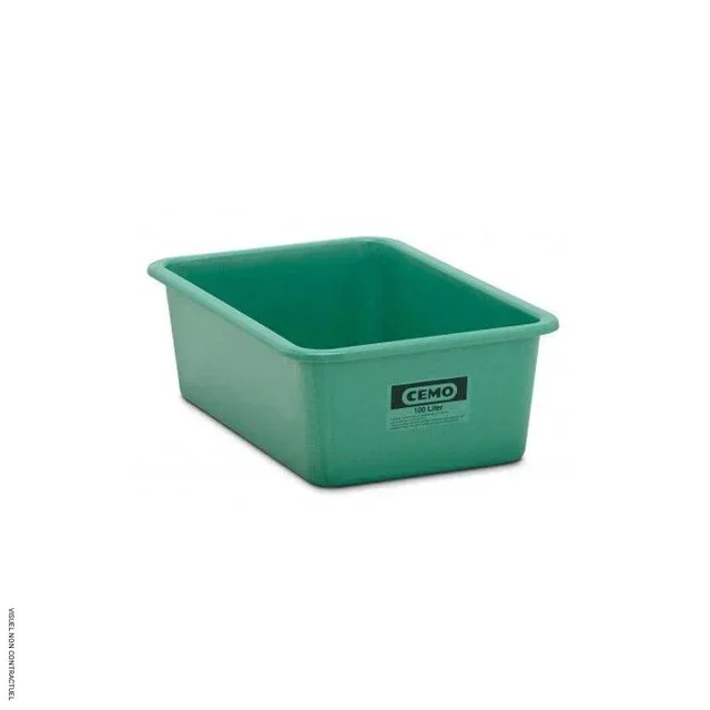 Bac de rétention PFV 100L vert CEMO pour huiles et produits chimiques