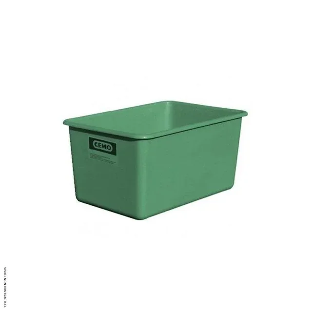 Bac de rétention PFV vert 200L bas CEMO - Stockage sécurisé huiles et produits chimiques