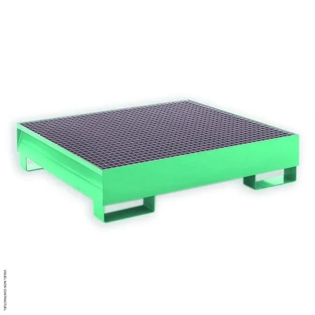 Bac rétention 4 fûts 200L VEF-4 IMER - Stockage sécurisé