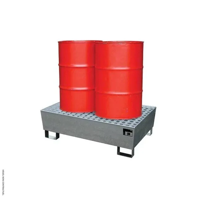 Bac rétention acier galvanisé SW2-240 CEMO pour produits inflammables
