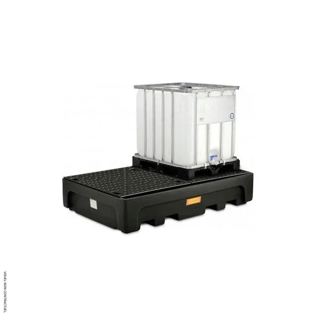 Bac rétention CUBI-PE 1 100/2 PE + caillebotis CEMO