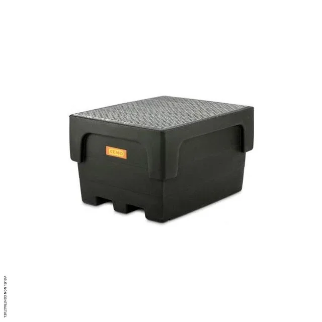 Bac de rétention CUBI-PE 1100/1 avec caillebotis acier CEMO