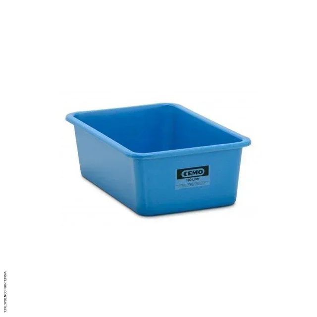 Bac de rétention PFV 100L bleu CEMO - Stockage sécurisé huiles et produits chimiques