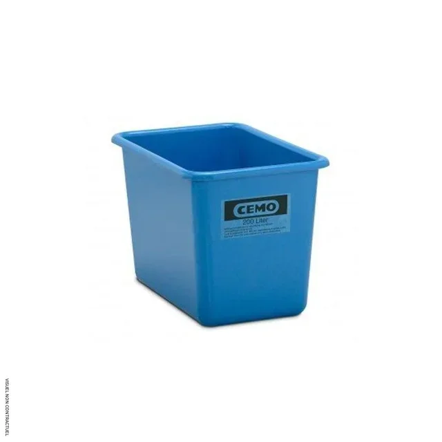 Bac de rétention PFV 200L bleu haut CEMO pour produits chimiques