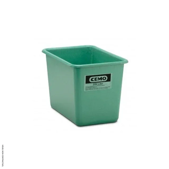 Bac de rétention PFV 200L vert haut CEMO - stockage sécurisé produits chimiques