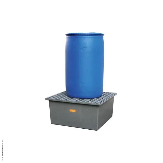 Bac rétention PFV 220/1 caillebotis acier galvanisé CEMO