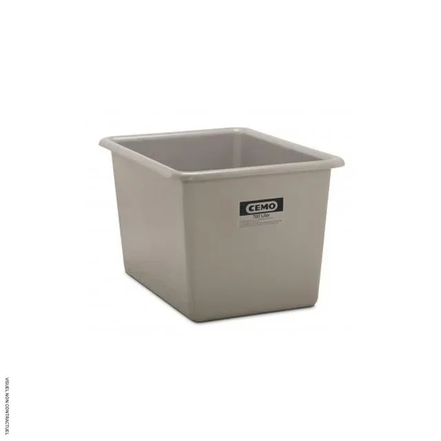 Bac de rétention PFV 700L CEMO gris - Stockage sécurisé huiles et produits chimiques