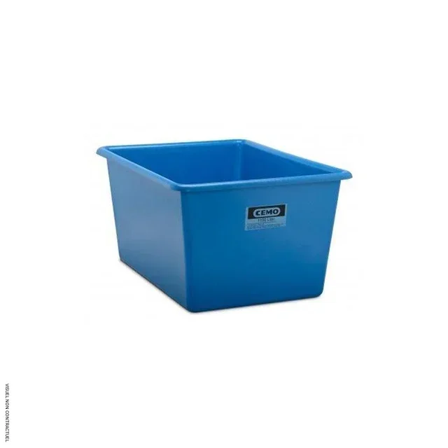 Bac de rétention PFV bleu 1100L CEMO - stockage huiles et produits chimiques
