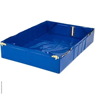 Flexible Auffangwanne CEMO 8/12 für 2 bis 4 Fässer - PE/PVC