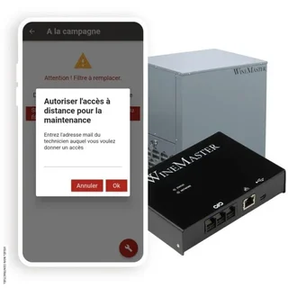 Boîtier connecté WineMaster - Contrôle température et humidité cave à vin