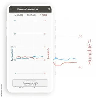 Boîtier connecté WineMaster - Contrôle température et humidité cave à vin