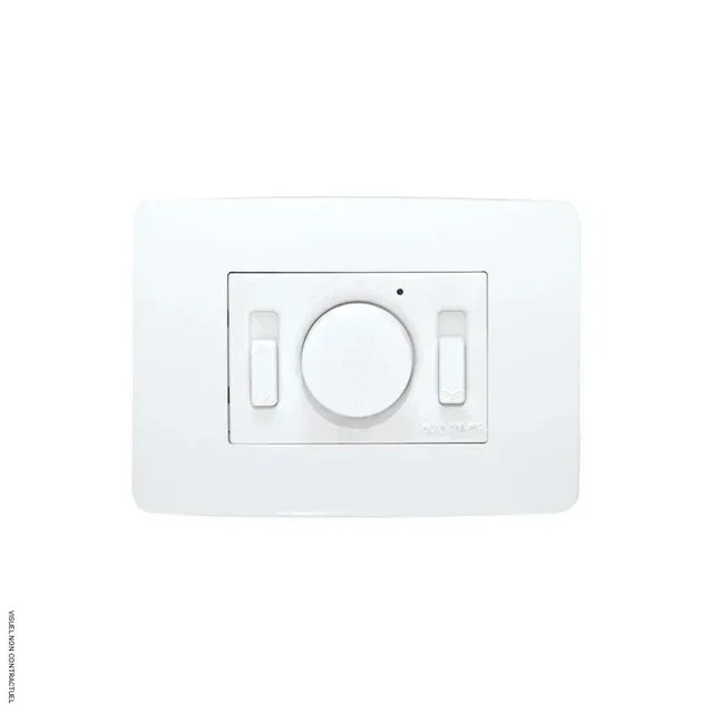Flush mount wall control 5 speed Vortice Nordik Evolution white