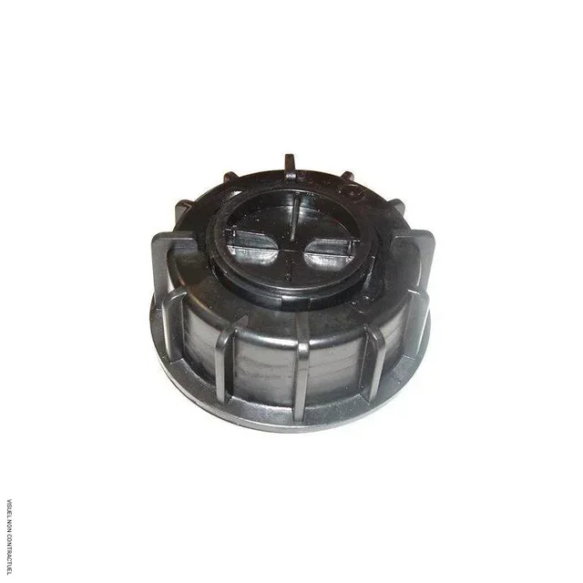 Black UNI CEMO Cap with Seal for Storage Tank