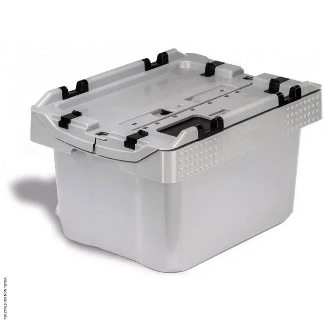 Box collecte ADR piles lithium 16L CEMO - bac sécurisé PEHD