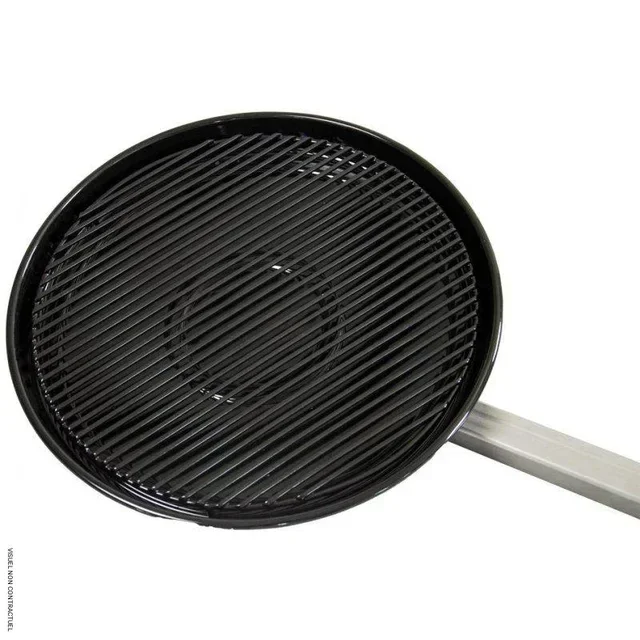 Braccio barbecue articolato in acciaio inox per forno Vésuve Vulcano 38cm